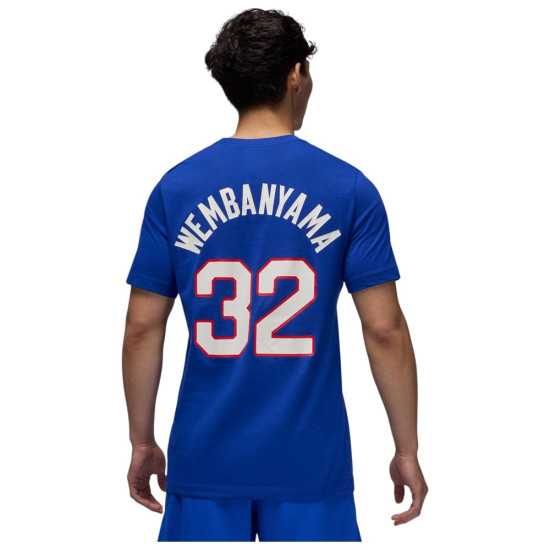Nike Ανδρική κοντομάνικη μπλούζα Victor Wembanyama Team France Tee
